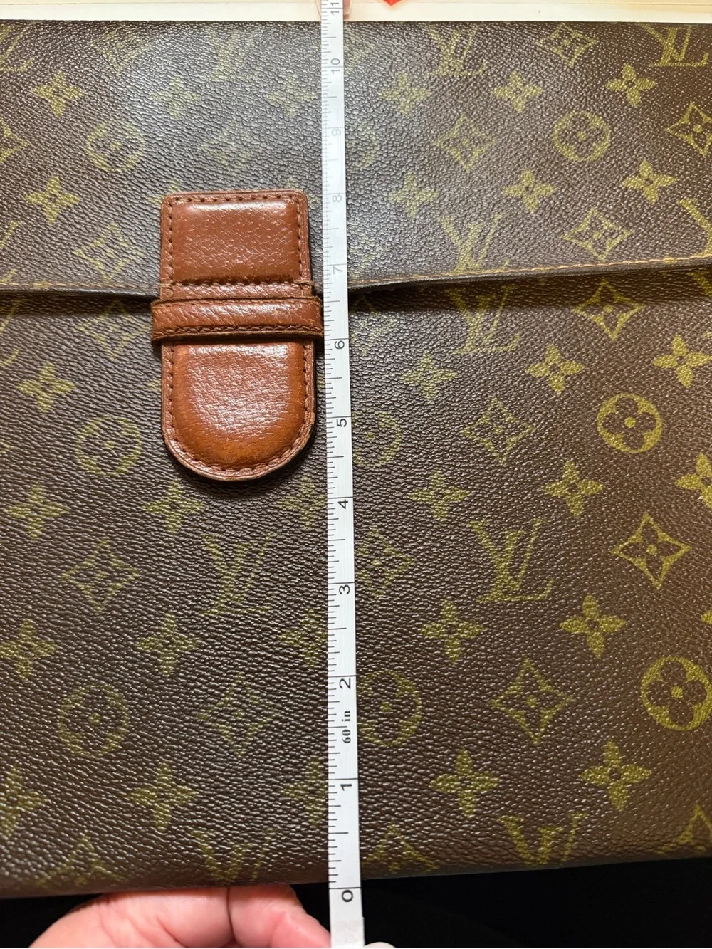 Louis Vuitton Monogram Poche Ministre portfolio- Vintage Document Holder